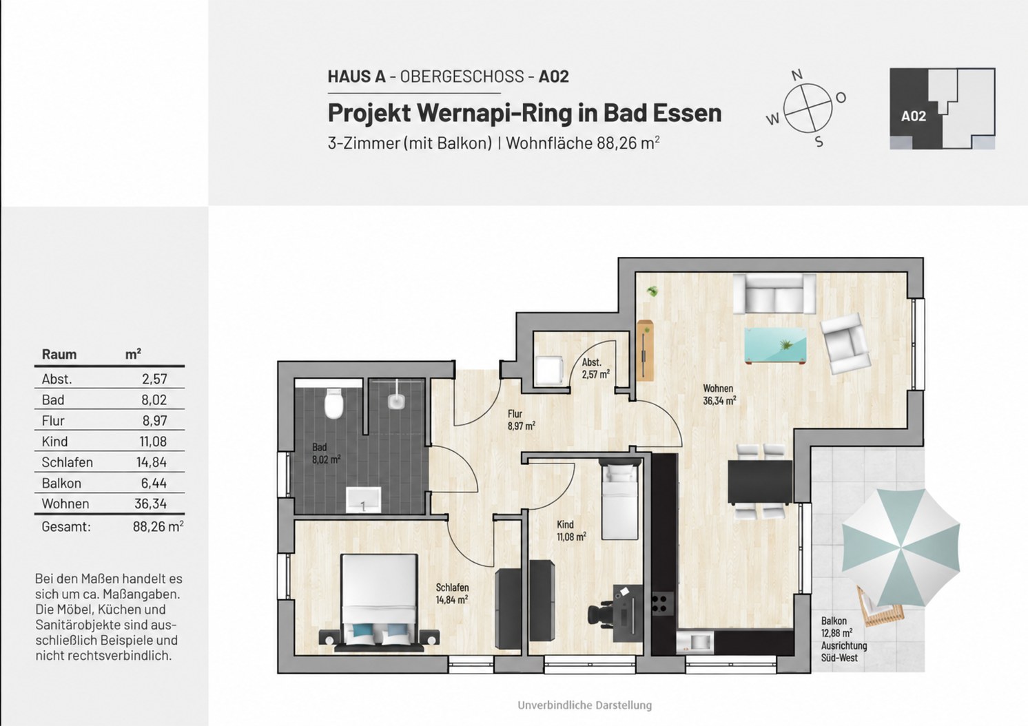 Grundriss OG – A02